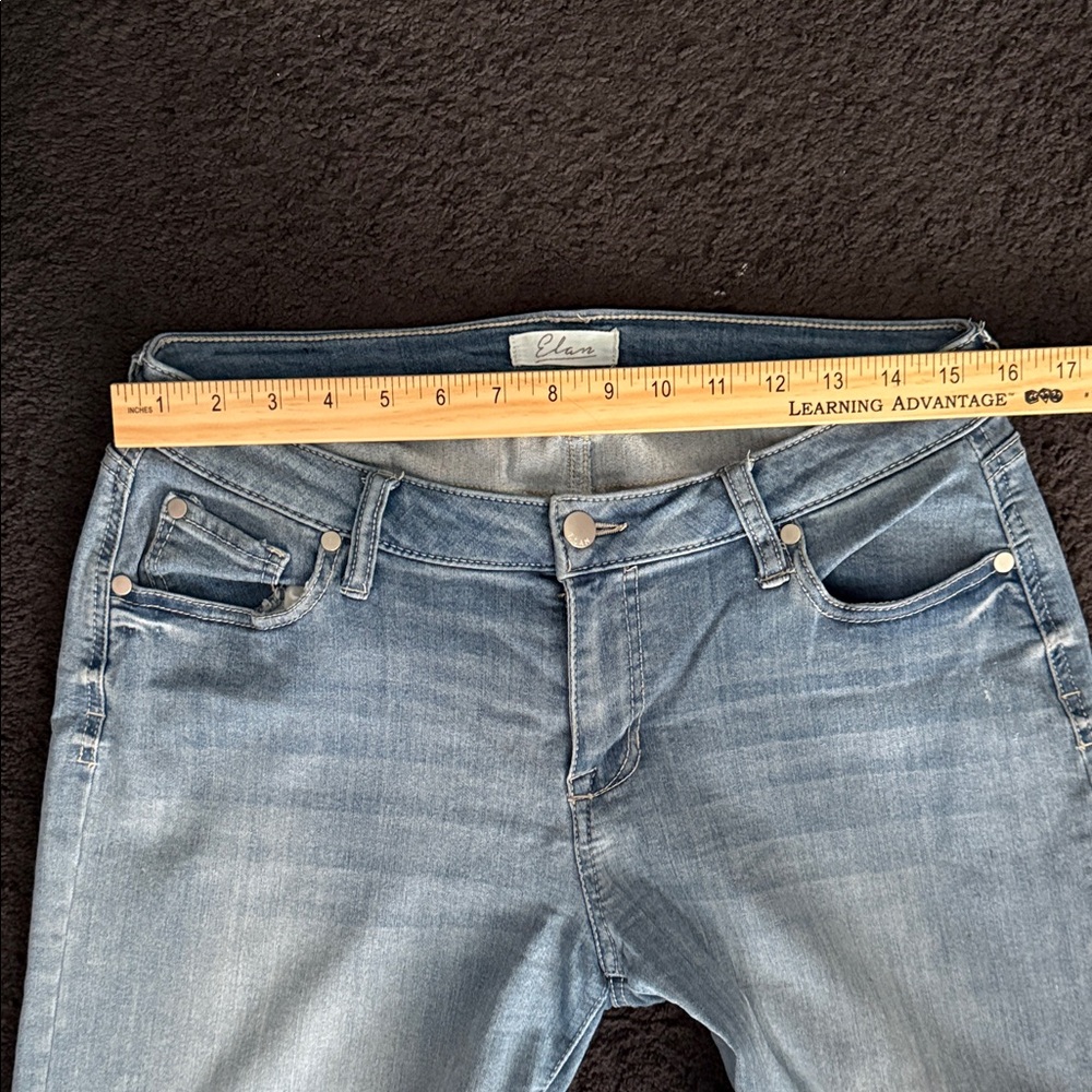 Elan Light Denim Flare Jeans - Picture 5 of 6